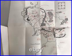 Lord of the Rings Trilogy Box Set 1965 2nd Edition J. R. R. Tolkien Maps READ