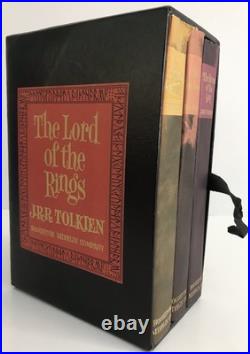 Lord of the Rings Trilogy Box Set 1965 2nd Edition J. R. R. Tolkien Maps READ
