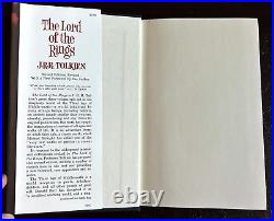 Lord of the Rings Trilogy Box Set JRR Tolkien 1965 HC/DJ with Maps/Slipcovers ++