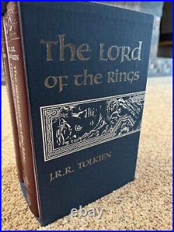 Lord of the Rings Trilogy Folio Society Limited Edition Numbered Signed