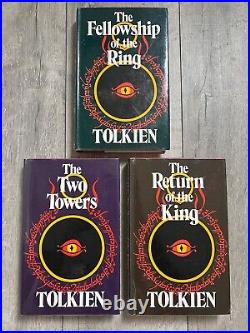 Lord of the Rings Trilogy J. R. R Tolkien 1974 Revised 2nd Edition Hardback