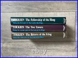 Lord of the Rings Trilogy J. R. R Tolkien 1974 Revised 2nd Edition Hardback