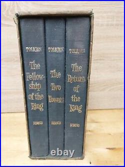 Lord of the Rings Trilogy JRR Tolkien 1965 HMCO 2nd Edition Tight Binding