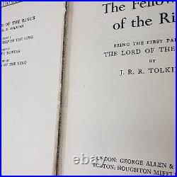 Lord of the Rings Trilogy -JRR Tolkien (1st US Ed/12th/8th/8th Prints with Maps)