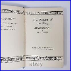 Lord of the Rings Trilogy -JRR Tolkien (1st US Ed/12th/8th/8th Prints with Maps)