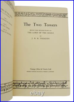 Lord of the Rings Trilogy SIGNED by J. R. R. TOLKIEN First Edition 1957 JRR