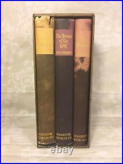 Lord of the Rings Trilogy by JRR Tolkien with Dust & Slip Covers 1965 2nd Ed