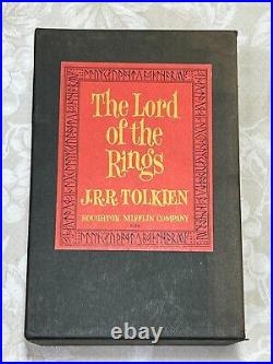 Lord of the Rings Trilogy by JRR Tolkien with Dust & Slip Covers 1965 2nd Ed