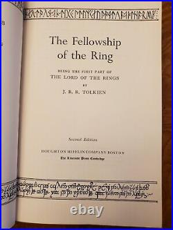 Lord of the Rings box set by J. R. R. Tolkien (2nd Edition 3rd/4th Printing)