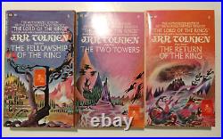 Lord of the Rings by J. R. R. Tolkien 1965 trilogy box set softcover early print