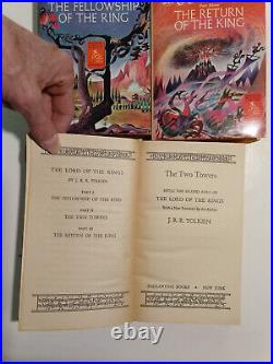 Lord of the Rings by J. R. R. Tolkien 1965 trilogy box set softcover early print