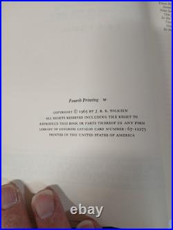 Lord of the Rings by J. R. R Tolkien Beautiful UNREAD Set 2nd Edition 4th Print