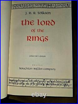 Lord of the Rings by J. R. R. Tolkien, Collector's Edition, Slipcase Leather