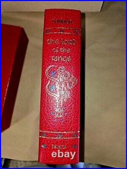 Lord of the Rings by J. R. R. Tolkien, Collector's Edition, Slipcase Leather