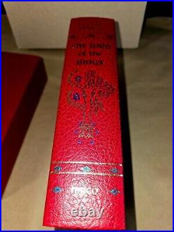 Lord of the Rings by J. R. R. Tolkien, Collector's Edition, Slipcase Leather