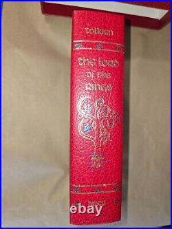 Lord of the Rings by J. R. R. Tolkien, Collector's Edition, Slipcase Leather