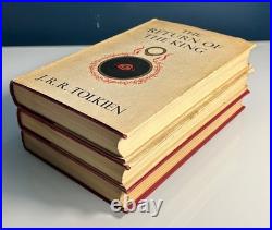 Lord of the Rings by J. R. R. Tolkien, Uk First Editions, Original Dust Jackets