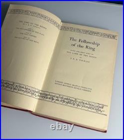 Lord of the Rings by J. R. R. Tolkien, Uk First Editions, Original Dust Jackets