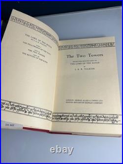 Lord of the Rings by J. R. R. Tolkien, Uk First Editions, Original Dust Jackets