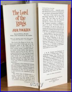 Lord of the Rings by Tolkien Three Parts HCDJ Slipcase Good Condition