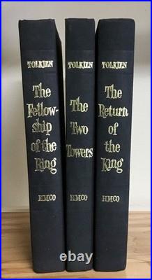 Lord of the Rings by Tolkien Three Parts HCDJ Slipcase Good Condition