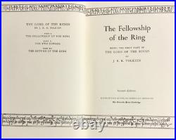 Lord of the Rings by Tolkien Three Parts HCDJ Slipcase Good Condition