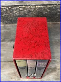 Lord of the rings Book Set Trilogy RED BOX 1965 Second Edition With Maps Revised