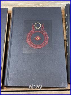 Lord of the rings Book Set Trilogy RED BOX 1965 Second Edition With Maps Revised