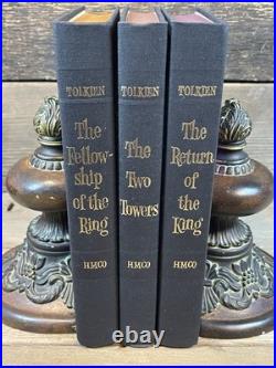 Lord of the rings Book Set Trilogy RED BOX 1965 Second Edition With Maps Revised