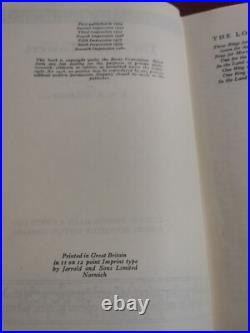Lord of the rings first edition later print 1960 Tolkien fellowship George allen