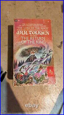 Lot Of JRR Tolkien Books 1967 The Lord of the Rings Hobbit Rare Collection