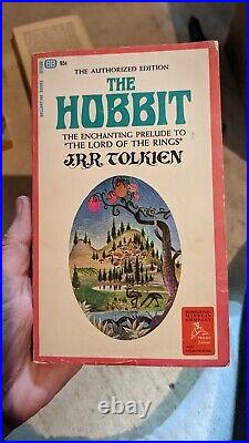 Lot Of JRR Tolkien Books 1967 The Lord of the Rings Hobbit Rare Collection