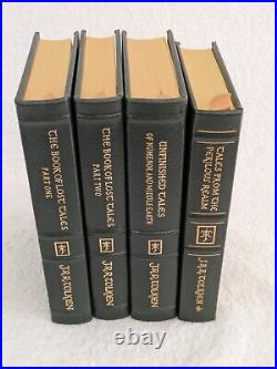 Lot of 11 JRR TOLKIEN EASTON PRESS Hobbit Lord of the Rings Tales Middle-Earth