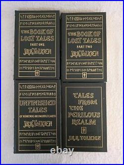 Lot of 11 JRR TOLKIEN EASTON PRESS Hobbit Lord of the Rings Tales Middle-Earth