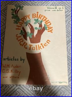 Mythlore Tolkien Journal Fanzines Lot Rare 1960s LOTR Hobbit Lord Of The Rings