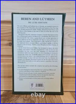 NEW SEALED Beren & Luthien JRR Tolkien Harper Collins Slipcase Deluxe Lord Rings