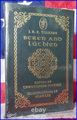 NEW SEALED Beren and Luthien Tolkien Easton Press Leather Lord Rings Alan Lee