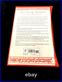 NEW SEALED CLEAN! Lord of the Rings LTD ED J R R Tolkien RARE LEATHER SLIPCASED