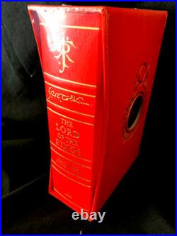 NEW SEALED CLEAN! Lord of the Rings LTD ED J R R Tolkien RARE LEATHER SLIPCASED