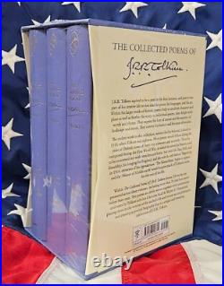 NEW SEALED Collected Poems of JRR Tolkien Box Deluxe Lord Rings Hobbit Hardcover