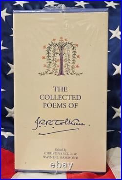 NEW SEALED Collected Poems of JRR Tolkien Box Deluxe Lord Rings Hobbit Hardcover