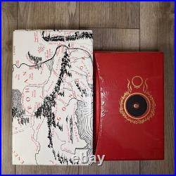 NEW SEALED JRR Tolkien Lord of the Rings Deluxe Hardcover Red Slipcase Ed Boxed