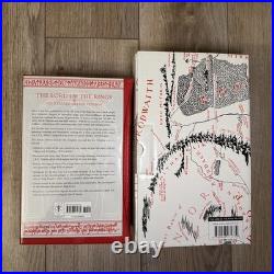 NEW SEALED JRR Tolkien Lord of the Rings Deluxe Hardcover Red Slipcase Ed Boxed