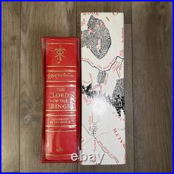 NEW SEALED JRR Tolkien Lord of the Rings Deluxe Hardcover Red Slipcase Ed Boxed