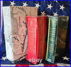 NEW SEALED JRR Tolkien Lord of the Rings Hobbit Deluxe Hardcover Slipcase Boxed
