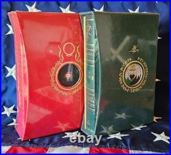 NEW SEALED JRR Tolkien Lord of the Rings Hobbit Deluxe Hardcover Slipcase Boxed