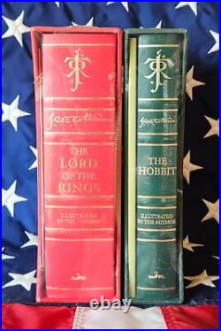 NEW SEALED JRR Tolkien Lord of the Rings Hobbit Deluxe Hardcover Slipcase Boxed