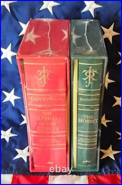 NEW SEALED JRR Tolkien Lord of the Rings Hobbit Deluxe Hardcover Slipcase Boxed