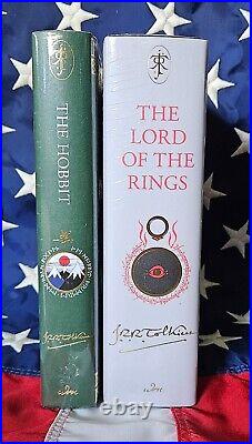 NEW SEALED JRR Tolkien Lord of the Rings & Hobbit Illustrated Hardcover Deluxe