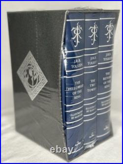 NEW SEALED Lord of the Rings JRR Tolkien Alan Lee Box Illustrated Leather Deluxe